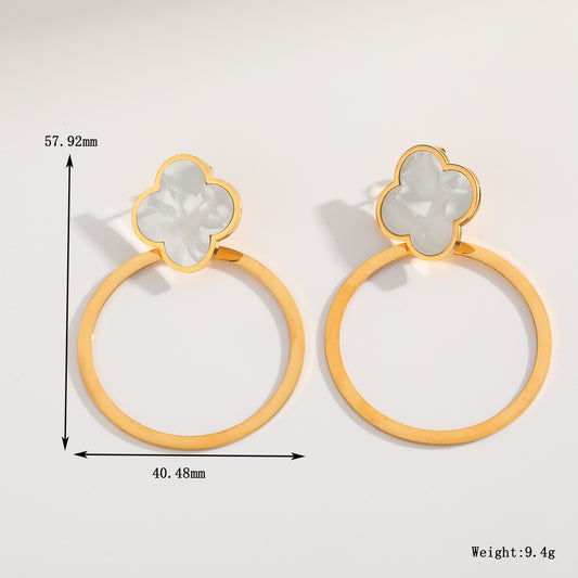 ARETES OLIVIA BLANCOS