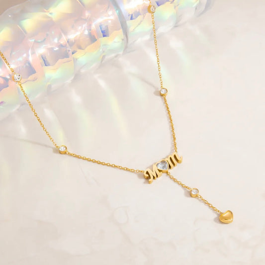 Hermoso collar MOM dorado con destellos
Un detalle lleno de amor, perfecto para recordarle todos los días lo especial que es. ✨