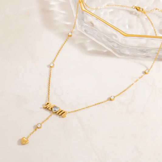 Hermoso collar MOM dorado con destellos
Un detalle lleno de amor, perfecto para recordarle todos los días lo especial que es. ✨