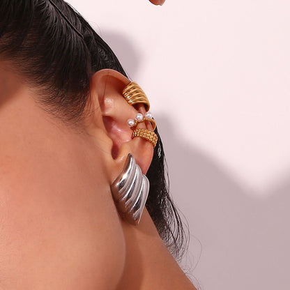 Aretes Ivanna Plateados