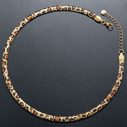 ANIMAL PRINT NECKLACE