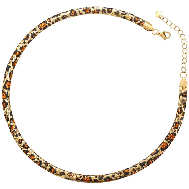ANIMAL PRINT NECKLACE