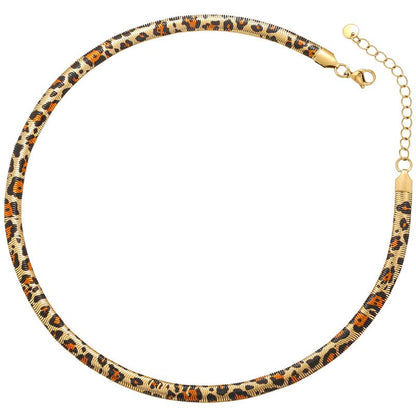 ANIMAL PRINT NECKLACE