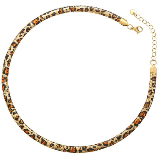 ANIMAL PRINT NECKLACE