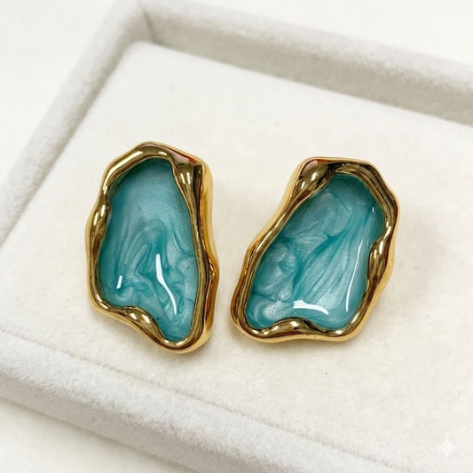 ARETES MAREA , TURQUESA